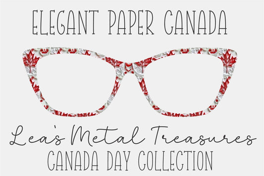 Elegant Paper Canada Eyewear Frame Toppers COMES WITH MAGNETS