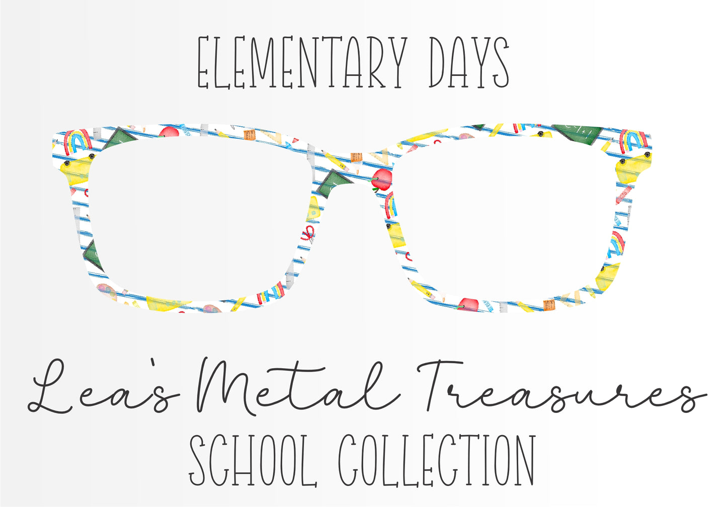 ELEMENTARY DAYS Eyewear Frame Toppers COMES WITH MAGNETS