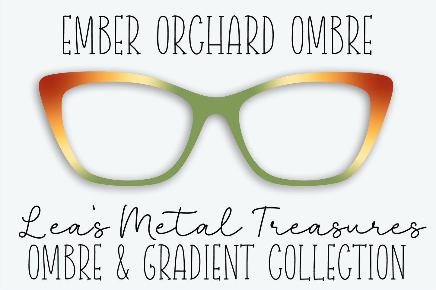 EMBER ORCHARD OMBRE Eyewear Frame Toppers • NOVEMBER 2025 TOPPER OF THE MONTH