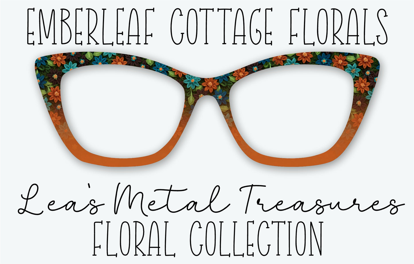 Emberleaf Cottage Floral Eyewear Frame Toppers