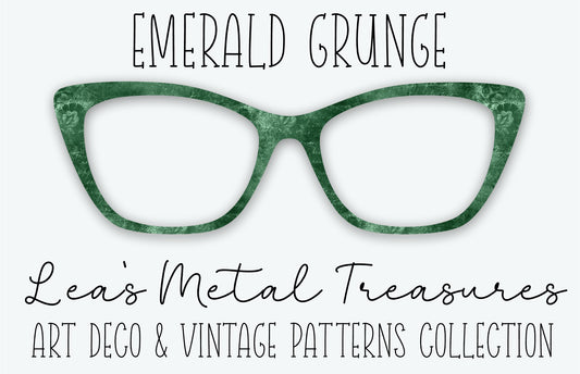 Emerald Grunge Eyewear Frame Toppers