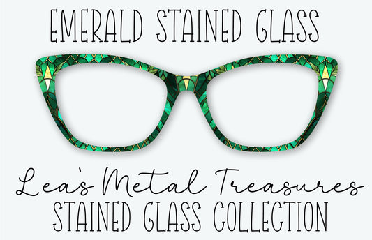 Emerald Stained Glass Eyewear Frame Toppers • Subscription Box Semi Exclusive COMING MARCH 2026