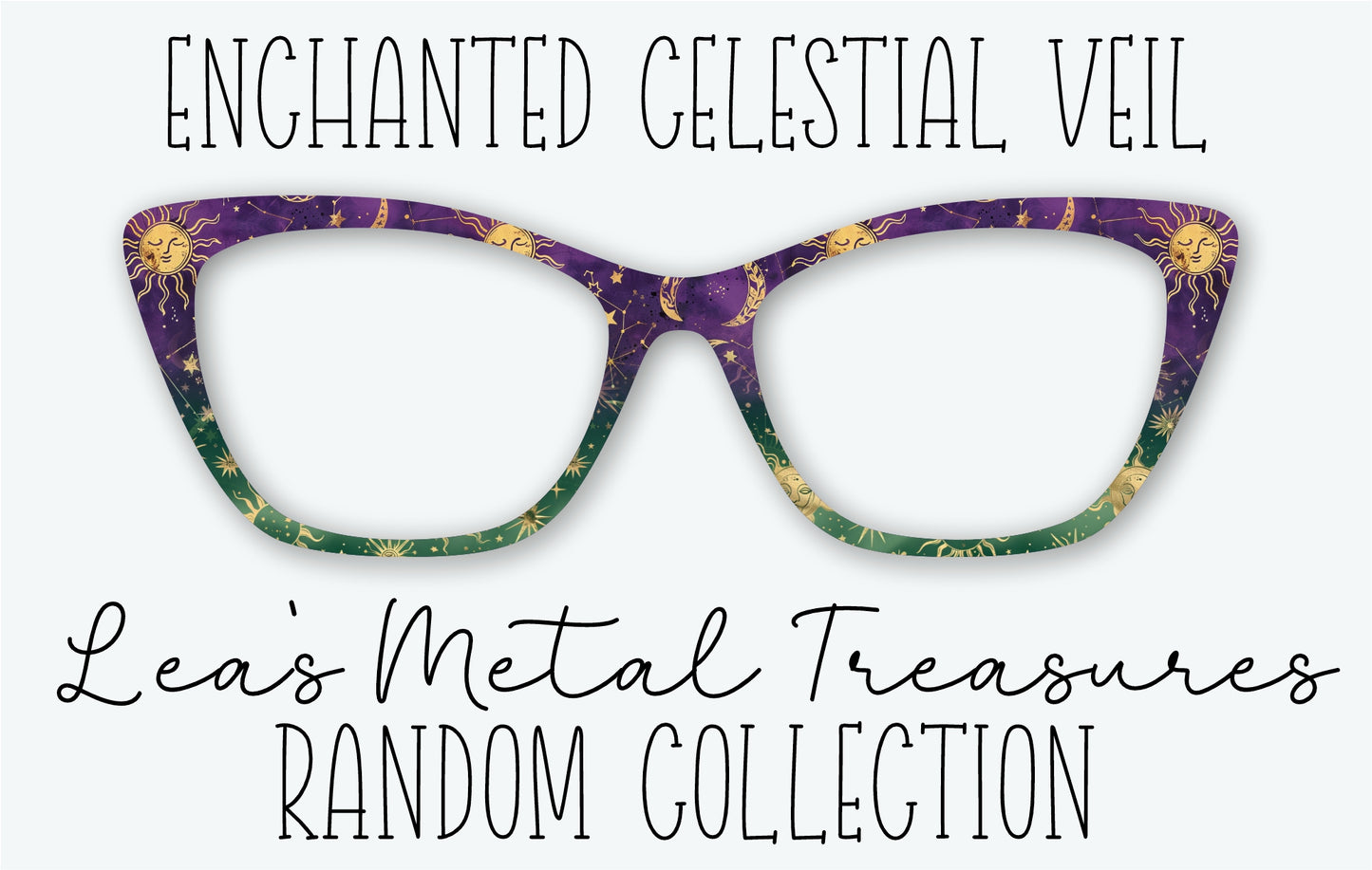 Enchanted Celestial Veil Eyewear Frame Toppers