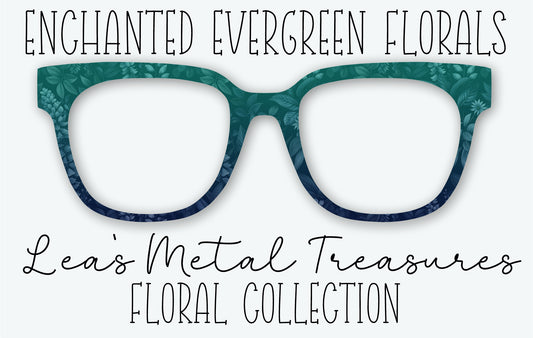 Enchanted Evergreen Florals Eyewear Frame Toppers