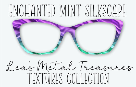 ENCHANTED MINT SILKSCAPE Eyewear Frame Toppers