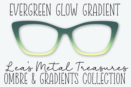 Evergreen Glow Gradient Eyewear Frame Toppers