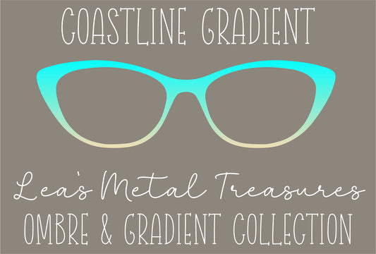 Coastline Gradient Eyewear Frame Toppers COMES WITH MAGNETS