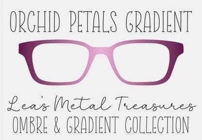 Orchid Petals Gradient Eyewear Frame Toppers COMES WITH MAGNETS