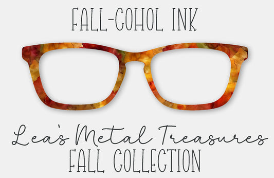 Fall-cohol Ink Magnetic Eyewear Frame Toppers - September 25 Topper of the Month