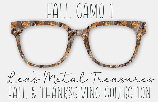 FALL CAMO 1 Eyewear Frame Toppers • October 2025 Topper of the Month