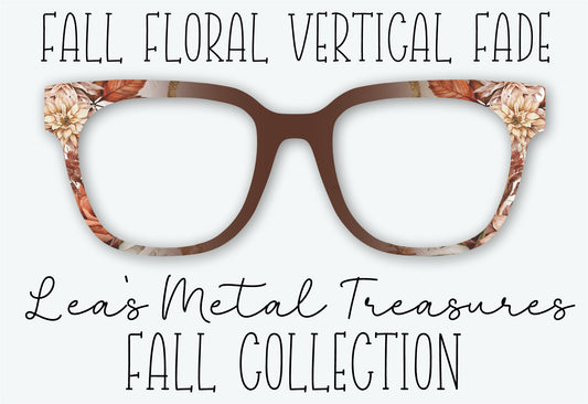 FALL FLORAL VERTICAL FADE Eyewear Frame Toppers