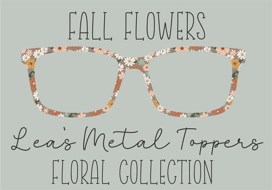 FALL FLOWERS Eyewear Frame Toppers COMES WITH MAGNETS