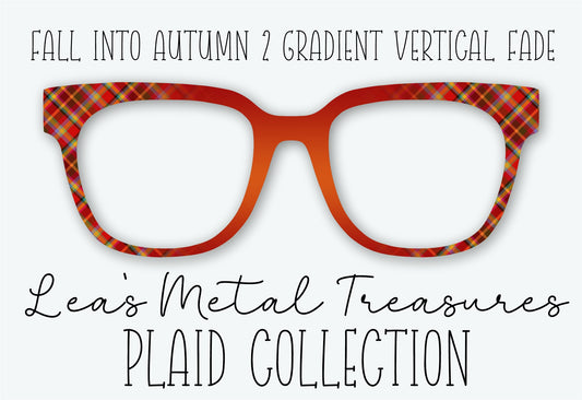 FALL INTO AUTUMN 2 GRADIENT VERTICAL FADE Eyewear Frame Toppers