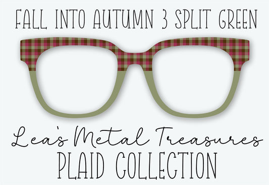 FALL INTO AUTUMN 3 SPLIT GREEN Eyewear Frame Toppers