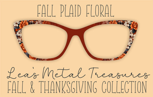Fall Plaid Floral Eyewear Frame Toppers