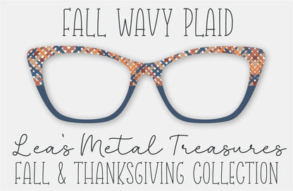 FALL WAVY PLAID Eyewear Frame Toppers