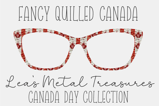 Fancy Quilled Canada Eyewear Frame Toppers COMES WITH MAGNETS
