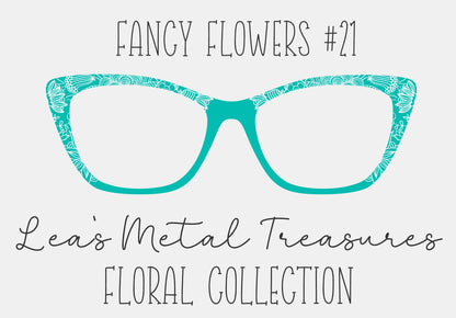 Fancy Flowers 21 Eyewear Frame Toppers COMES WITH MAGNETS
