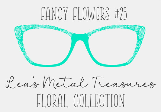 Fancy Flowers 25 Eyewear Frame Toppers COMES WITH MAGNETS