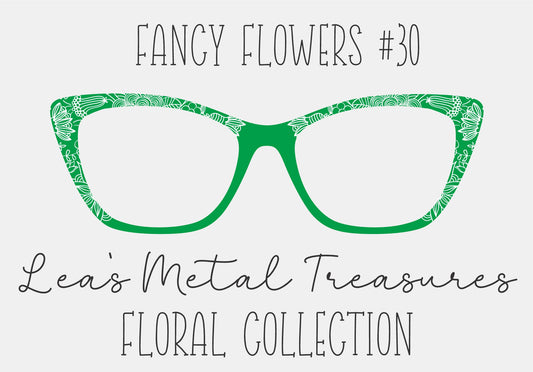 Fancy Flowers 30 Eyewear Frame Toppers COMES WITH MAGNETS