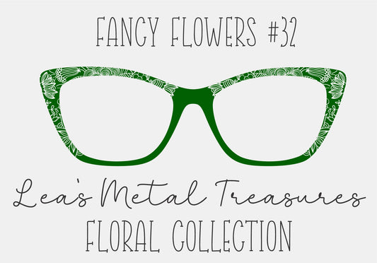 Fancy Flowers 32 Eyewear Frame Toppers COMES WITH MAGNETS