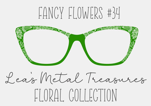 Fancy Flowers 34 Eyewear Frame Toppers COMES WITH MAGNETS