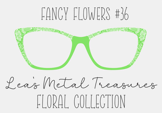 Fancy Flowers 36 Eyewear Frame Toppers COMES WITH MAGNETS