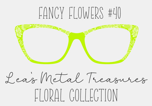 Fancy Flowers 40 Eyewear Frame Toppers COMES WITH MAGNETS