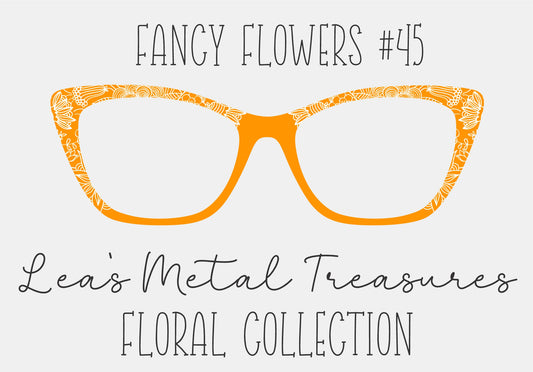 Fancy Flowers 45 Eyewear Frame Toppers COMES WITH MAGNETS