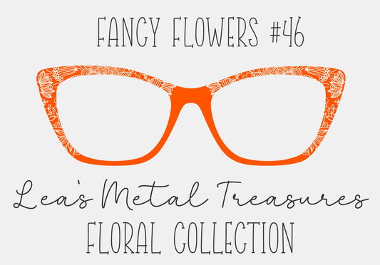 Fancy Flowers 46 Eyewear Frame Toppers COMES WITH MAGNETS