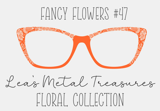 Fancy Flowers 47 Eyewear Frame Toppers COMES WITH MAGNETS