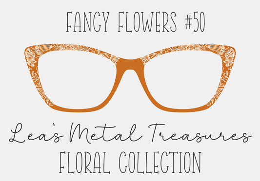 Fancy Flowers 50 Eyewear Frame Toppers COMES WITH MAGNETS