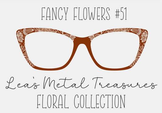 Fancy Flowers 51 Eyewear Frame Toppers COMES WITH MAGNETS