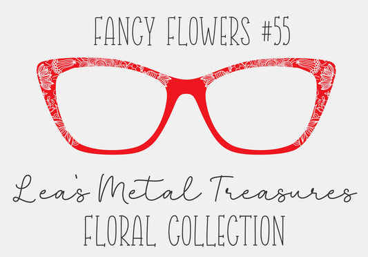 Fancy Flowers 55 Eyewear Frame Toppers COMES WITH MAGNETS