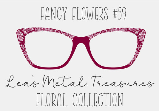 Fancy Flowers 59 Eyewear Frame Toppers COMES WITH MAGNETS