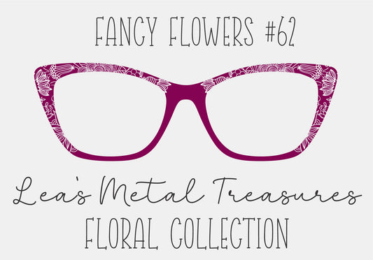 Fancy Flowers 62 Eyewear Frame Toppers COMES WITH MAGNETS