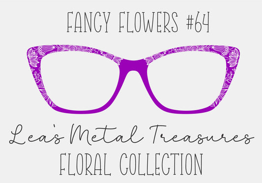 Fancy Flowers 64 Eyewear Frame Toppers COMES WITH MAGNETS