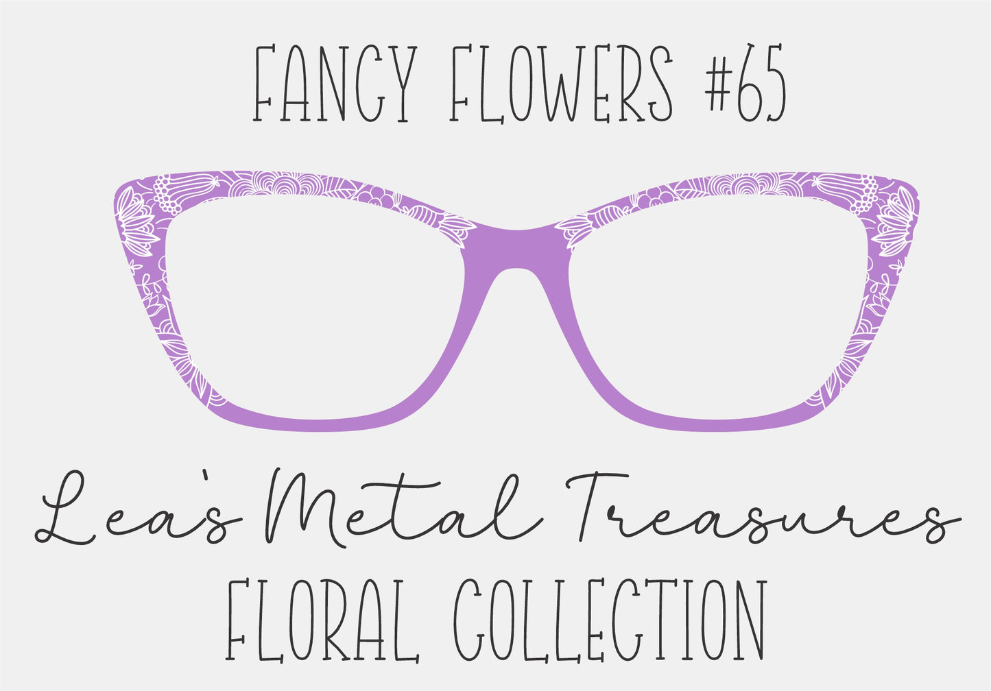 Fancy Flowers 65 Eyewear Frame Toppers COMES WITH MAGNETS