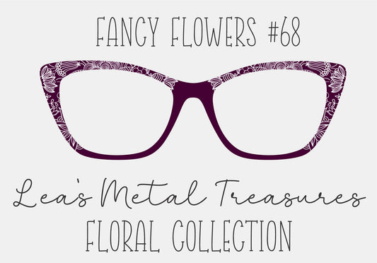 Fancy Flowers 68 Eyewear Frame Toppers COMES WITH MAGNETS