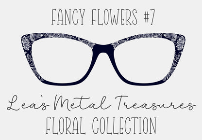 Fancy Flowers 7 Eyewear Frame Toppers COMES WITH MAGNETS