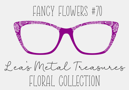 Fancy Flowers 70 Eyewear Frame Toppers COMES WITH MAGNETS