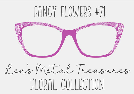 Fancy Flowers 71 Eyewear Frame Toppers COMES WITH MAGNETS