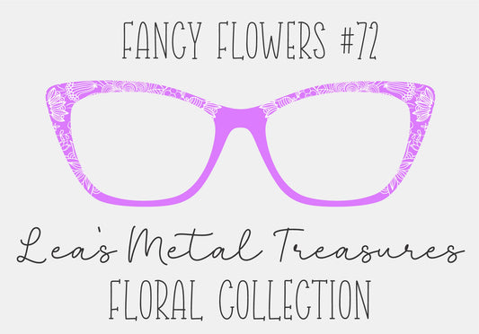 Fancy Flowers 72 Eyewear Frame Toppers COMES WITH MAGNETS