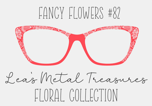 Fancy Flowers 82 Eyewear Frame Toppers COMES WITH MAGNETS