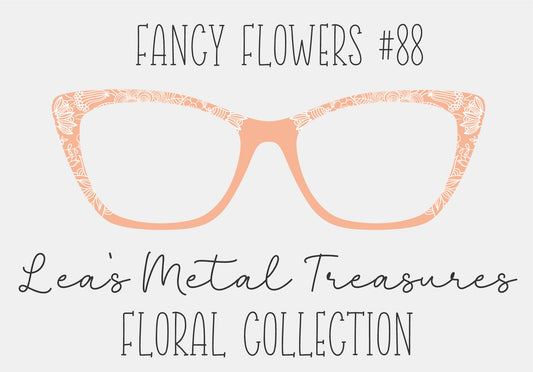 Fancy Flowers 88 Eyewear Frame Toppers COMES WITH MAGNETS