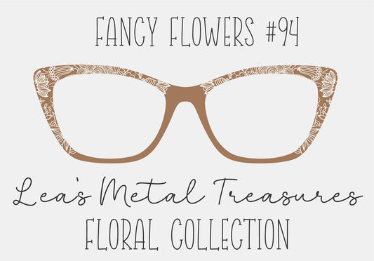 Fancy Flowers 94 Eyewear Frame Toppers COMES WITH MAGNETS