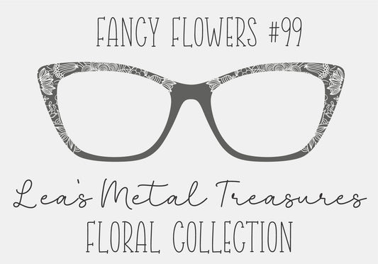 Fancy Flowers 99 Eyewear Frame Toppers COMES WITH MAGNETS