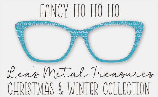 Fancy HO HO HO FULL PATTERN Eyewear Frame Toppers