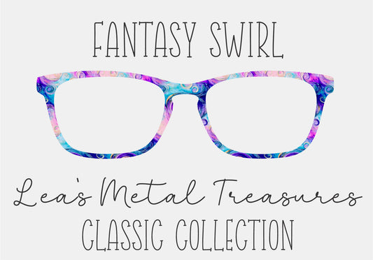 FANTASY SWIRL Eyewear Frame Toppers COMES WITH MAGNETS