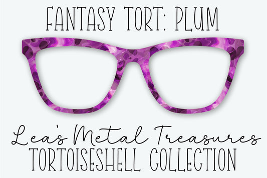 Fantasy Tort Plum Eyewear Frame Toppers • JANUARY 2026 TOPPER OF THE MONTH